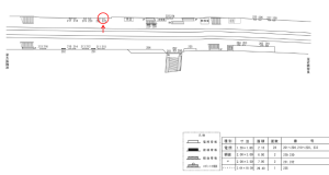 近鉄／大阪上本町駅／／№222駅看板・駅広告、位置図