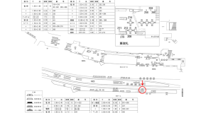 近鉄／大阪難波駅／／№334駅看板・駅広告、位置図