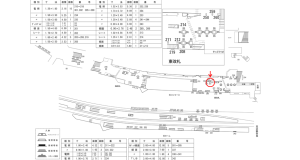 近鉄／大阪難波駅／／№263駅看板・駅広告、位置図