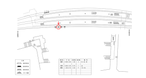 近鉄／石切駅／／№14駅看板・駅広告、位置図