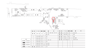 近鉄／大阪上本町駅／／№126駅看板・駅広告、位置図