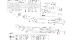 近鉄／大阪難波駅／／№342駅看板・駅広告、位置図