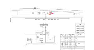 近鉄／東生駒駅／／№6駅看板・駅広告、位置図