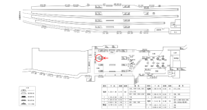 近鉄／近鉄奈良駅／／№301駅看板・駅広告、位置図