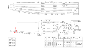 近鉄／近鉄奈良駅／／№121駅看板・駅広告、位置図