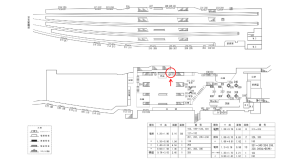 近鉄／近鉄奈良駅／／№124駅看板・駅広告、位置図