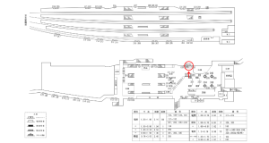 近鉄／近鉄奈良駅／／№131駅看板・駅広告、位置図