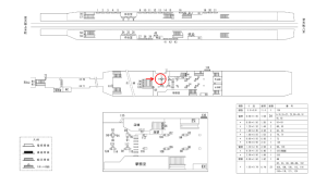 近鉄／近鉄八尾駅／／№96駅看板・駅広告、位置図