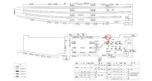 近鉄／近鉄奈良駅／／№132駅看板・駅広告、位置図