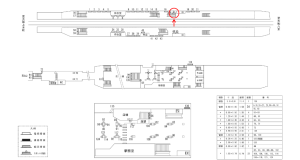 近鉄／近鉄八尾駅／／№51駅看板・駅広告、位置図