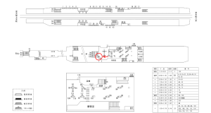 近鉄／近鉄八尾駅／／№125駅看板・駅広告、位置図