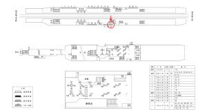 近鉄／近鉄八尾駅／／№43駅看板・駅広告、位置図