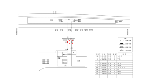 近鉄／東生駒駅／／№22駅看板・駅広告、位置図