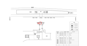 近鉄／東生駒駅／／№16駅看板・駅広告、位置図