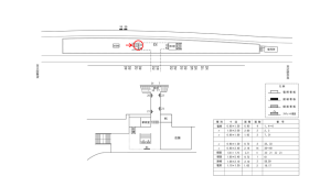 近鉄／東生駒駅／／№32駅看板・駅広告、位置図