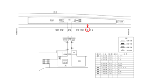 近鉄／東生駒駅／／№38駅看板・駅広告、位置図