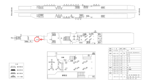 近鉄／近鉄八尾駅／／№71駅看板・駅広告、位置図