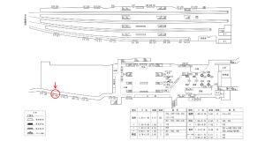 近鉄／近鉄奈良駅／／№119駅看板・駅広告、位置図