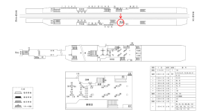 近鉄／近鉄八尾駅／／№44駅看板・駅広告、位置図