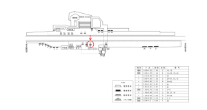 近鉄／菖蒲池駅／／№61駅看板・駅広告、位置図