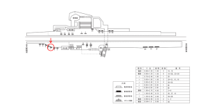 近鉄／菖蒲池駅／／№7駅看板・駅広告、位置図