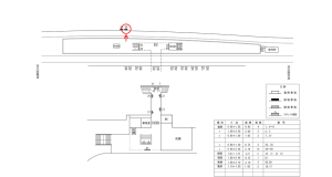 近鉄／東生駒駅／／№059駅看板・駅広告、位置図