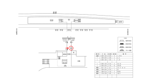 近鉄／東生駒駅／／№023駅看板・駅広告、位置図