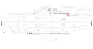 近鉄／大和西大寺駅／／№150駅看板・駅広告、位置図