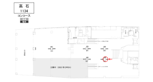 南海／高石駅／／№4404駅看板・駅広告、位置図