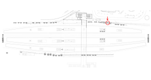 近鉄／大和西大寺駅／／№148駅看板・駅広告、位置図