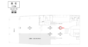 南海／高石駅／／№4206駅看板・駅広告、位置図