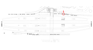 近鉄／大和西大寺駅／／№145駅看板・駅広告、位置図