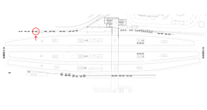 近鉄／大和西大寺駅／／№201駅看板・駅広告、位置図