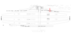 近鉄／大和西大寺駅／／№147駅看板・駅広告、位置図