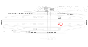 近鉄／大和西大寺駅／／№84駅看板・駅広告、位置図