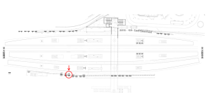 近鉄／大和西大寺駅／／№469駅看板・駅広告、位置図