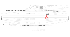 近鉄／大和西大寺駅／／№556駅看板・駅広告、位置図