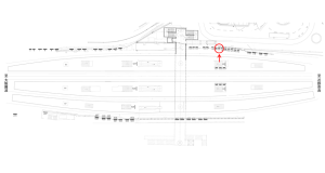 近鉄／大和西大寺駅／／№137駅看板・駅広告、位置図