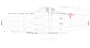 近鉄／大和西大寺駅／／№119駅看板・駅広告、位置図