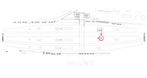 近鉄／大和西大寺駅／／№558駅看板・駅広告、位置図