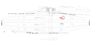 近鉄／大和西大寺駅／／№83駅看板・駅広告、位置図