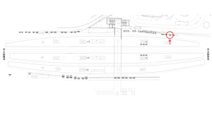 近鉄／大和西大寺駅／／№120駅看板・駅広告、位置図