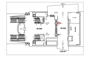 JR　ユニバーサルシティ駅／JRゆめ咲線／№39、位置図