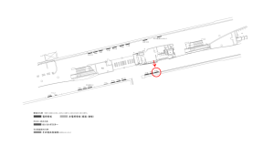 京阪　中之島駅／№4-160№160駅看板・駅広告、位置図