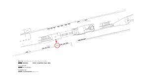 京阪　中之島駅／№9-600№600駅看板・駅広告、位置図