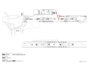 京阪　淀屋橋駅／№4-204№204駅看板・駅広告、位置図