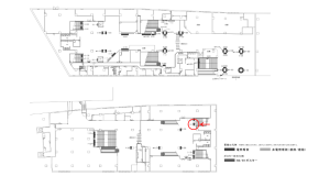 京阪　守口市駅／№1-111№111駅看板・駅広告、位置図