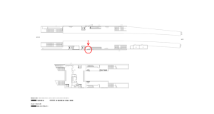 京阪　河内森駅／№1-100№100駅看板・駅広告、位置図