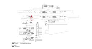 京阪　香里園駅／№4-240№240駅看板・駅広告、位置図