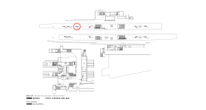 京阪　香里園駅／№1-150№150駅看板・駅広告、位置図